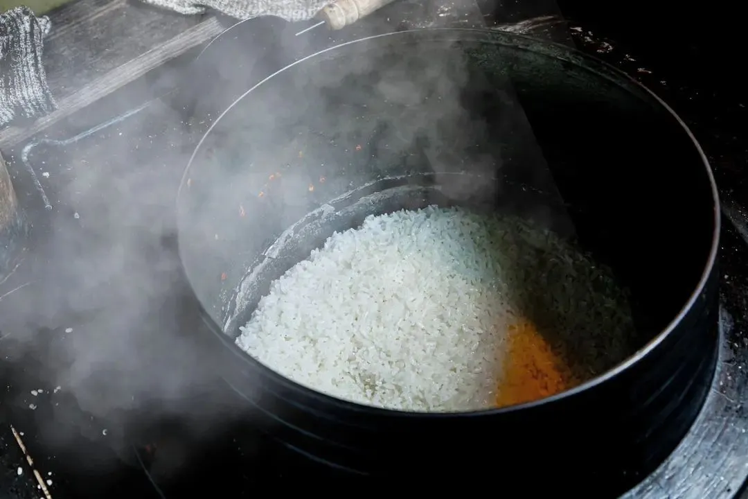 🌾もっちりと炊き上げた釜戸ご飯🌾